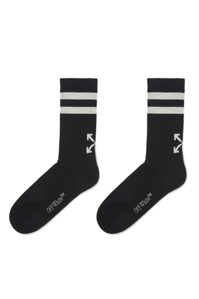Striped Arrow Socks
